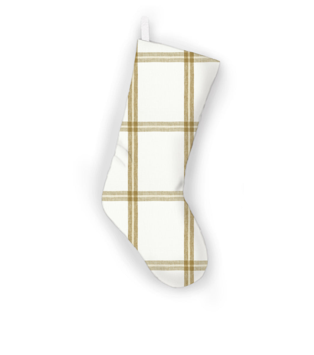 Thibaut Huntington Plaid Christmas Stocking