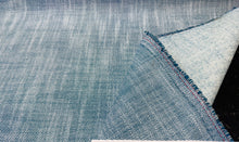 Load image into Gallery viewer, Remnant Schumacher Sasha Indoor/Outdoor Teal Blue High Performance Texture Weave Durable Upholstery Fabric STA 6287