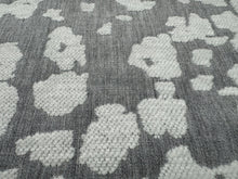 Load image into Gallery viewer, Sunbrella Senegal Silk White Grey Chenille Indoor Outdoor Woven Upholstery Fabric STA 6217