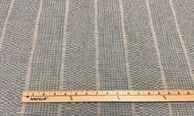 Load image into Gallery viewer, Lee Jofa Larkin Soft Steel Blue Architecture Geometric Stripe Woven Upholstery Fabric STA 6403