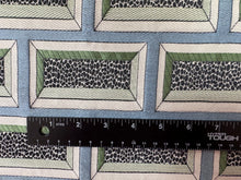 Load image into Gallery viewer, High-End Rubelli Dappled Brick Sky Blue By Artist Luke Edward Hall Features Three Dimensional Brick Pattern Woven Upholstery Fabric