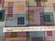 Load image into Gallery viewer, Pierre Frey Tikehau Pecan Warm Spice Multi Colors Layered Patchwork Embroidery Texture Upholstery Fabric STA 6340