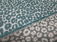 Load image into Gallery viewer, Kravet Design Sea Island Leopard Pattern Aqua White Indoor Outdoor Water Resistant Upholstery Fabric STA 6213