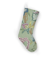 Load image into Gallery viewer, Thibaut Indienne Jacobean Christmas Stocking