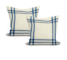 Load image into Gallery viewer, Schumacher Luberon Plaid Indigo