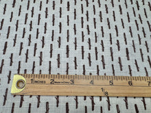 Load image into Gallery viewer, Heather Chadduck Hand Printed Linen Little Bamboo Chocolate Small Brown Stick Twigs Home Decor Fabric STA 6197