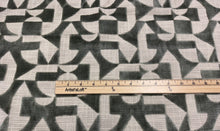Load image into Gallery viewer, Camengo Lonato Givre Sage Green Cut Velvet Geometric Upholstery Fabric STA 6386