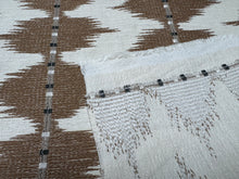 Load image into Gallery viewer, Colefax and Fowler Myrthus Fabric By Larsen L9175-02 Ikat Striped Embroidered For Curtains and Pillows STA 6192