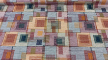Load image into Gallery viewer, Pierre Frey Tikehau Pecan Warm Spice Multi Colors Layered Patchwork Embroidery Texture Upholstery Fabric STA 6340