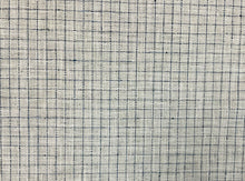 Load image into Gallery viewer, Pindler &amp; Pindler Barrett Indigo Taupe Navy Blue Check Upholstery Fabric
