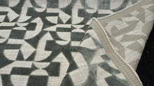 Load image into Gallery viewer, Camengo Lonato Givre Sage Green Cut Velvet Geometric Upholstery Fabric STA 6386