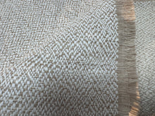 Load image into Gallery viewer, Heavy-Duty Modern Ivory Beige Textured Knobby MCM Tweed Woven Upholstery Fabric
