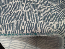 Load image into Gallery viewer, Perennials Bramblewood Bluestone Luxury Performance Jacquard Abstract Dashed Line Pattern Upholstery Fabric STA 6353
