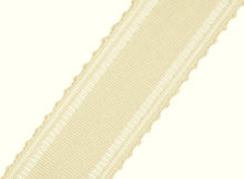 Load image into Gallery viewer, 2 1/8&quot; Wide Beige Cream Drapery Tape Trim