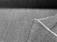 Load image into Gallery viewer, Sunbrella Blend Coal Dark Gray Textural High Performance Durable Woven Upholstery Fabric