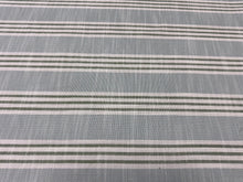 Load image into Gallery viewer, Remnant Thibaut Southport Stripe Seafoam &amp; Kelly Green 
Woven Indoor/Outdoor Upholstery Fabric STA 6355