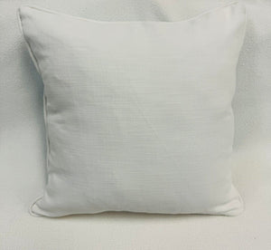 19” X 19” Lilly Pulitzer Dahlia Sky Blue Floral Linen Cotton Pillow Cover
