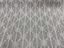Load image into Gallery viewer, Galbraith &amp; Paul Bartram Tartan Pattern Dove Gray Artisanal Hand Block Digital Prints Linen Fabric 
STA 6364