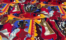 Load image into Gallery viewer, Clarence House Old Montmartre Cherry Modern Abstract Style Indoor Outdoor Printed Upholstery Fabric STA 6331