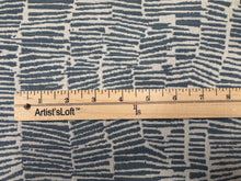 Load image into Gallery viewer, Perennials Bramblewood Bluestone Luxury Performance Jacquard Abstract Dashed Line Pattern Upholstery Fabric STA 6353