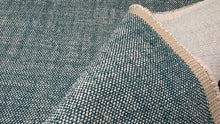 Load image into Gallery viewer, Paul Brayton Designs Estate Tweed Douglas Teal Green Basketweave Indoor Performance Upholstery Fabric STA 6375
