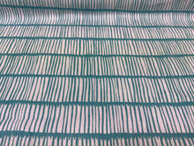 Load image into Gallery viewer, Christopher Farr Cloth Crochet Stitch Linen Handprint Inspired By Raoul Dufy Bright Teal Home Decor Fabric