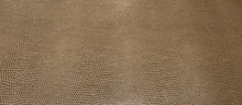 Load image into Gallery viewer, Kravet Derek Alligator Reptile Animal Skin Pattern Taupe Textured Faux Leather Upholstery Vinyl STA 6322
