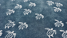 Load image into Gallery viewer, Remnant 1.8 yards Schumacher Painted Turtles Aegean Outdoor Indoor Fabric STA 6426