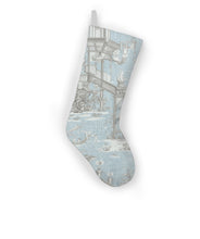 Load image into Gallery viewer, Thibaut Cheng Toile Christmas Stocking