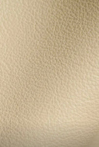 beige cream genuine leather hide