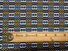 Load image into Gallery viewer, Metis Sous L'Azur LR 332 40 By Elitis Geometric Design Blue Yellow Brown White Woven Upholstery Fabric