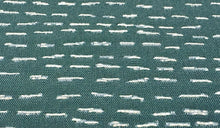 Load image into Gallery viewer, Perennials Arigato Cove Green Jacquard Weave Embroidered Hand Stitched Pattern Performance Upholstery Fabric STA 6381