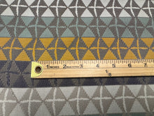 Load image into Gallery viewer, Brentano Pacific Coast Shoreline GeometryPerformance Stain Resistant Gold Aqua Beige Indoor Outdoor Upholstery Fabric