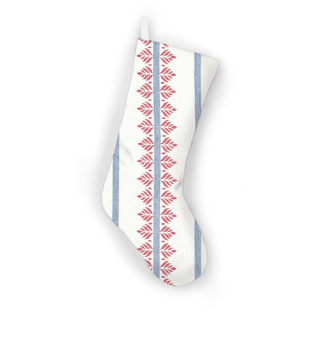 Thibaut Fern Stripe Christmas Stocking