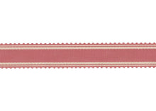 Load image into Gallery viewer, 2 1/8&quot; Wide Pink Coral Cream Drapery Tape Trim