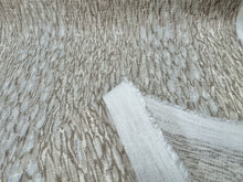 Load image into Gallery viewer, Kravet Jaffrey Alan Marks Chromis State Water &amp; Stain Resistant Printed Linen Grey Taupe Upholstery Drapery Fabric