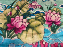Load image into Gallery viewer, Osborne &amp; Little Stunning Made in Italy Palazzo Torcello Raspberry/Peacock/Mint Velvet Fabric STA 6406