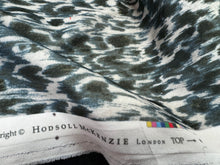 Load image into Gallery viewer, Zimmer + Rohde Hodsoll McKenzie Hawk 585 Artistic Striking Velvet Cotton Printed Green Dark Teal Fabric