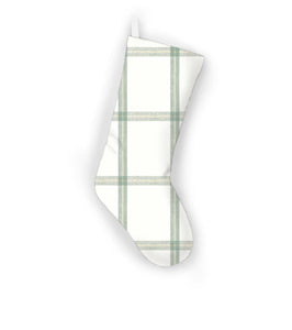 Thibaut Huntington Plaid Christmas Stocking