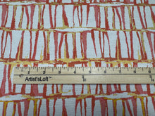 Load image into Gallery viewer, Sunbrella Brentano Raku Fire Orange Red Yellow Woven Indoor/Outdoor Abstract Upholstery Fabric STA 6382