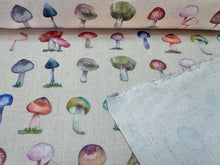 Load image into Gallery viewer, Custom Design Digital Wild Mushrooms Printed Water Resistant Home Decor Fabric 
 STA 6194