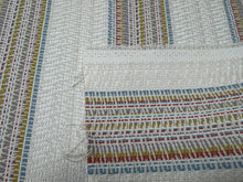 Load image into Gallery viewer, Remanent Schumacher Bendita Stripe Indoor/Outdoor Multi Woven Upholstery Fabric