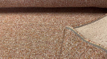 Load image into Gallery viewer, Designer Tweed Boucle MCM Caramel Terracotta  Upholstery Fabric STA 6342