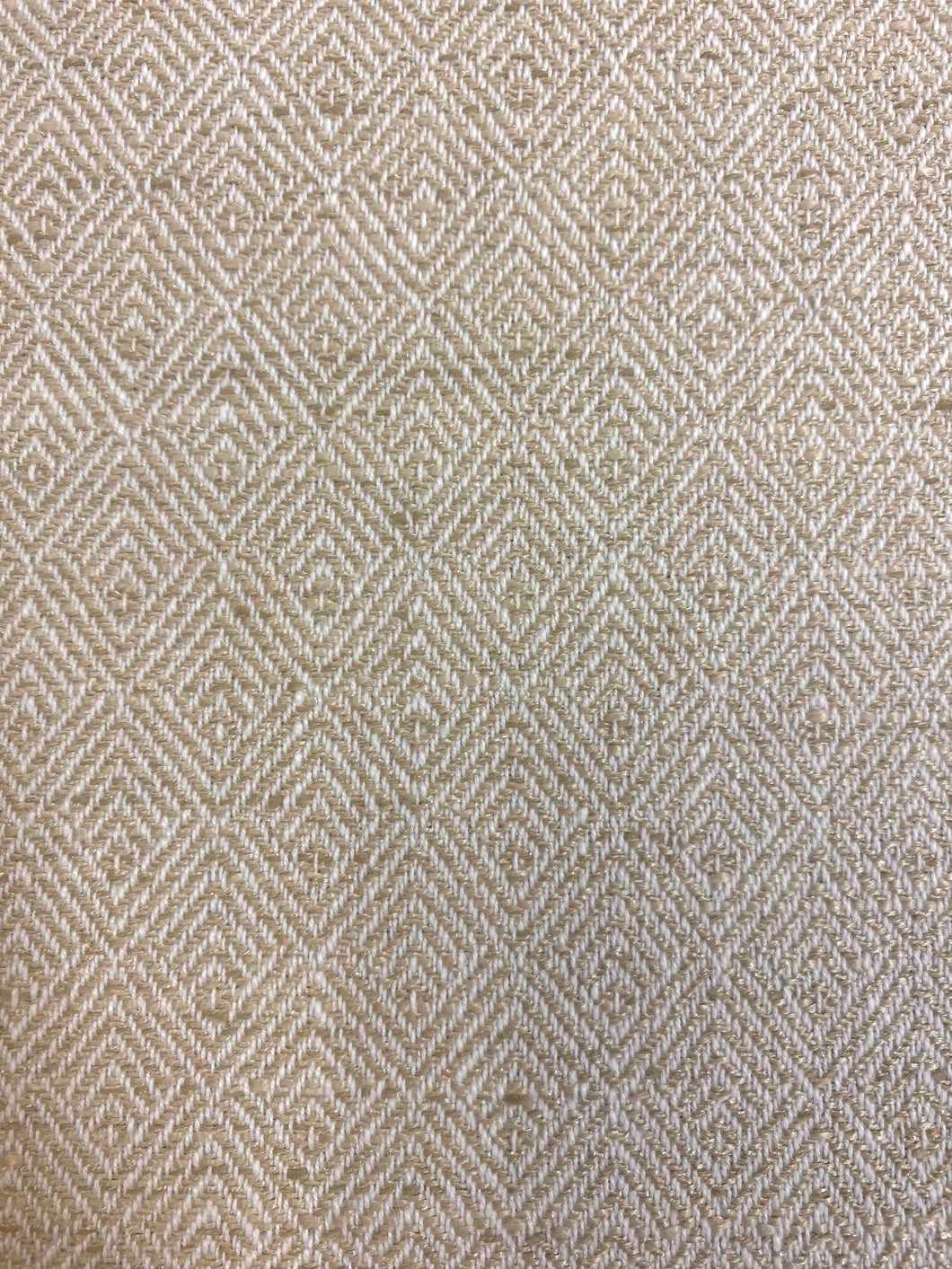 Cream Geometric MCM Tweed Upholstery Fabric| Fabric Bistro | Columbia | SC