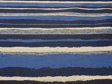 Load image into Gallery viewer, Bella Dura Mesa Indigo Indoor Outdoor Performance Water Resistant Stripe Upholstery Fabric