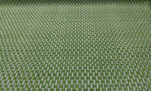 Load image into Gallery viewer, Osborne &amp; Little Splash Outdoor Leaf Green Woven Small Scale Chequerboard Weave Durable Upholstery Fabric STA 6345