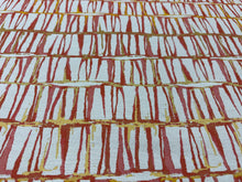 Load image into Gallery viewer, Sunbrella Brentano Raku Fire Orange Red Yellow Woven Indoor/Outdoor Abstract Upholstery Fabric STA 6382
