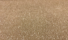 Load image into Gallery viewer, Designer Mid Century Modern Broken Block Weave Cream Khaki Tan Tweed Crypton Fabric STA 6451