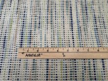 Load image into Gallery viewer, Cowtan &amp; Tout Prato Azure / Fern Blue Green Natural Vertical Strie Soft Woven Upholstery Fabric STA 6329