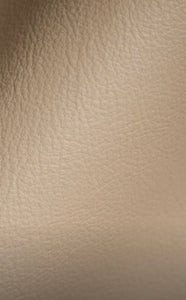 beige taupe genuine leather hide